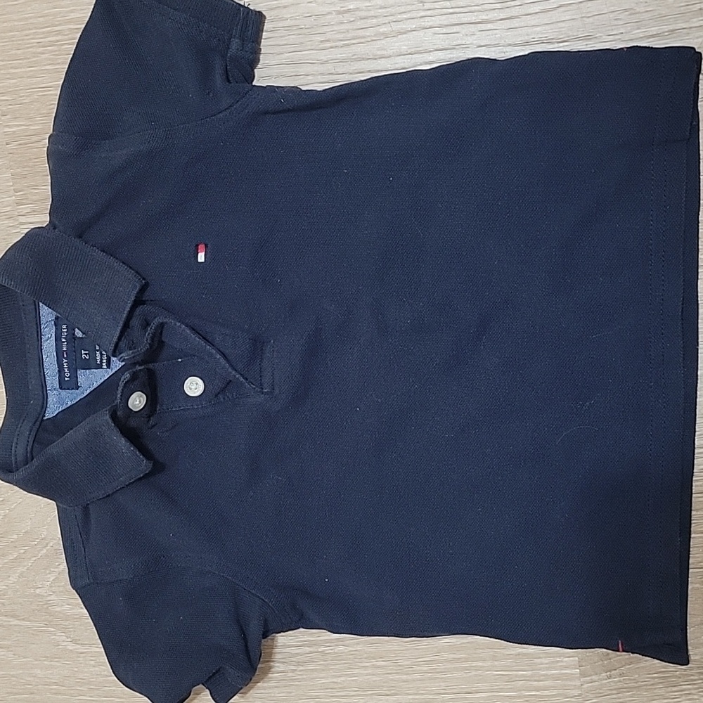 Kids polo shirt Tommy Hilfiger 2T dark blue